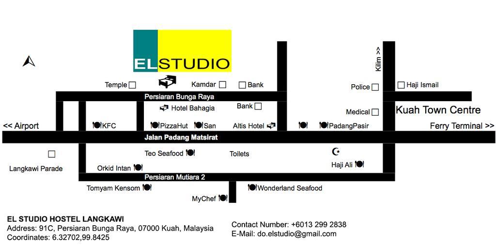 El Studio Hostel Langkawi 瓜埠 外观 照片